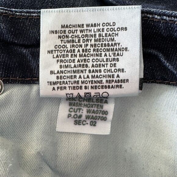 Joe’s SZ W29 Chelsea Skinny Jeans Low-Rise Zip-Fly Hoxton Wash Whiskered Womens - Picture 11 of 11